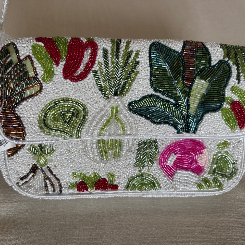 Radish Beaded Bag